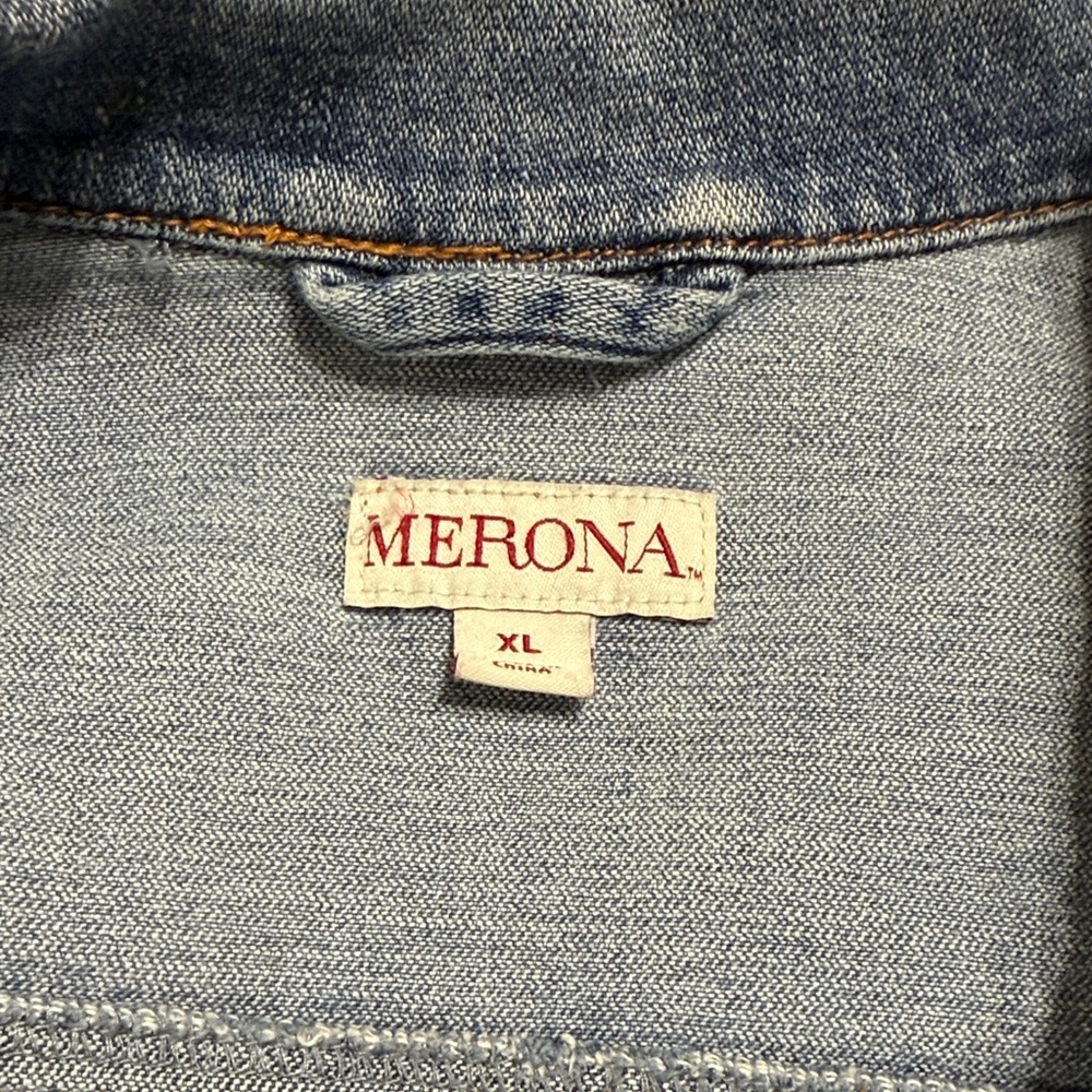 Merona Light Blue Denim Jacket - Picture 3 of 3